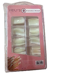 Unha Postiça Quadrada Longa 100pcs - MEILY´S