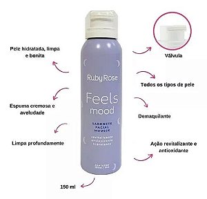 Sabonete Facial Mousse - Ruby Rose