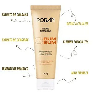 Creme Hidratante Q Bumbum 145g - Porán