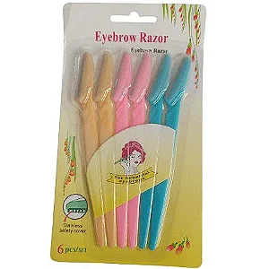 Kit 6 Navalhas - Eyebrow Razor