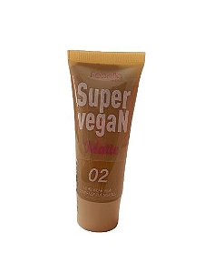 Base Líquida Matte Super Vegana Cor 02 - Febella