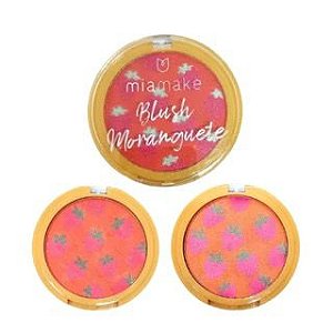 Blush Compacto Moranguete Cor 01 Rosado - Mia Make