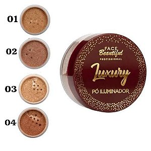 Pó Iluminador Luxury Cor 04 - Face Beautiful
