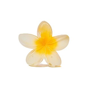 Presilha Flor Unitária - Amarela
