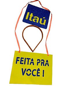 Kit Plaquinha e Arquinho Carnaval - Itaú