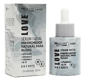 Sérum Facial Preenchedor Natural para Rugas - Max Love