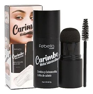 Carimbo Minha Sobrancelha Preto Suave - Febella