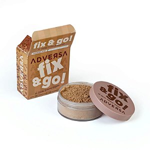 Pó Facial Fixador Vegano Chocolate - Adversa