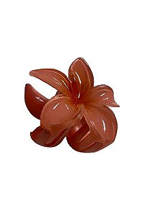 Mini Presilha Flor Laranja