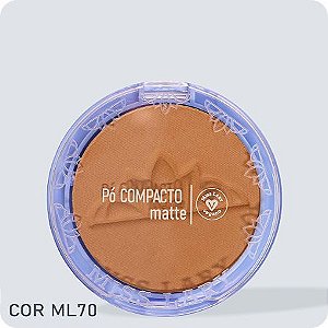 Pó Compacto Matte Cor ML70 - Miss Lary