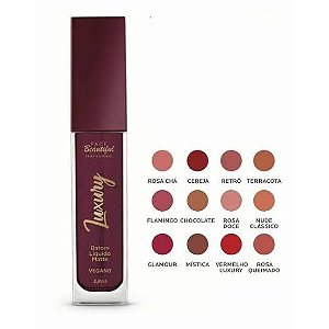 Batom Líquido Matte Vegano Nude Clássico LUXURY - Face Beautiful
