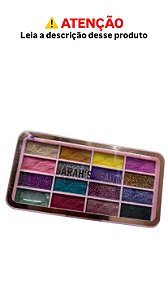 Paleta de Sombras Artistq/Sombra Verde Danificada - COM AVARIA