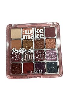 Paleta de Sombras 16 Cores B2 - Wike Make