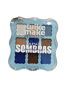 Paleta de Sombras 9 Cores Z03 - Wike Make