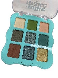 Paleta de Sombras 9 Cores Z02 - Wike Make
