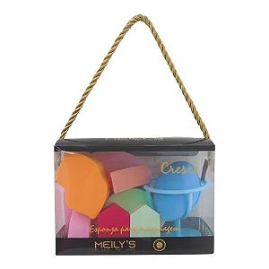 Kit 10 Esponjas na Caixinha - Meily`s