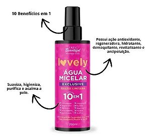 Àgua Micelar 200ml - Lovely by Face Beautiful