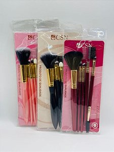 Kit 5 Pincéis Preto - CSN