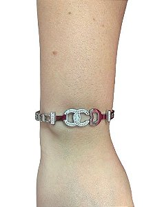 Pulseira Channel Prata - Aço Inoxidável
