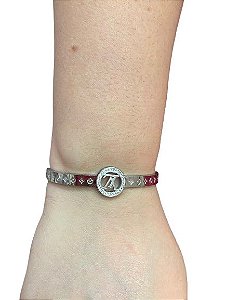 Pulseira LV Prata - Aço Inoxidável