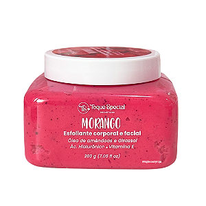 Esfoliante Corporal e Facial Morango - Toque Special