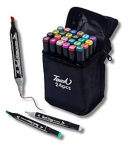 Kit 24 Canetas Touch