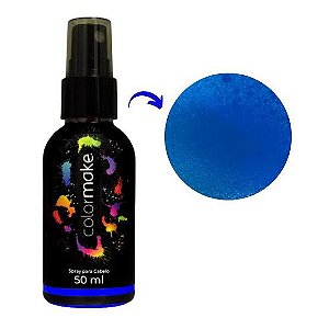 Spray para Cabelo Azul Neon - Colormake