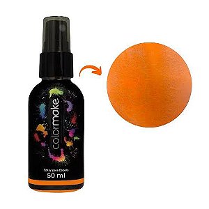 Spray para Cabelo Laranja Neon - Colormake
