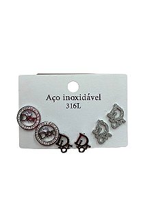 Brinco Dior Aço Inoxidável N°207