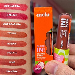 Batom Líquido Charme do Rio Cor Búzios - Melu
