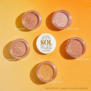 Iluminador Solto O Sol Que Lute Cor Luz de Praia - Mahav