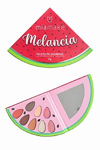 Paleta de Sombras 8 Cores Mattes e Cintilantes Melancia - Mia Make