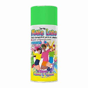 Spray Make Loko Tinta Temporária para os Cabelos - Verde