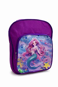 Mochila Infantil Roxa Sereia