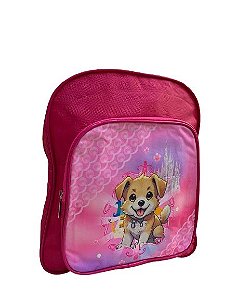 Mochila Infantil Cachorrinha Rosa