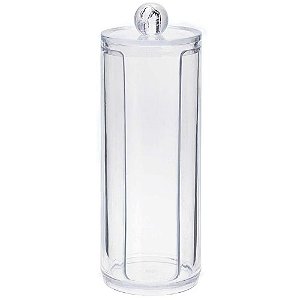 Porta Algodão Disco Acrilico Organizador