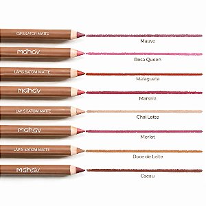 Lápis Batom Dia a Dia Cor Marsala - Mahav