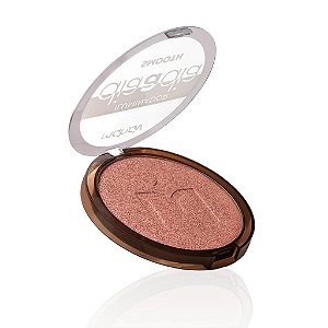 Iluminador Facial Em Pó Compacto Smooth Dia a Dia Cor Rosa Luz - Mahav