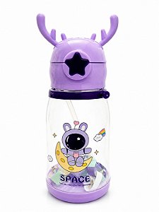Garrafa Alce Lilás Astronauta