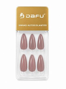 Unha Stilleto Autocolante Nude - Dafu