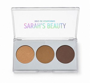 Paleta Trio De Contorno Modelo B - Sarah´s Beauty