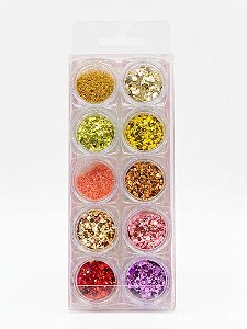 Kit C/10 Glitter - Colorido
