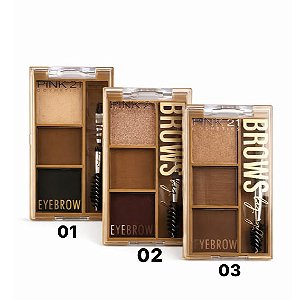 Sombra Para Sobrancelha Brows Ly You Cor 01 - Pink 21