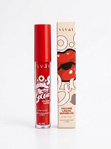 Gloss Volume Labial Vermelho - Vivai