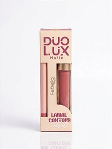 Batom Líquido & Contorno Labial Duo Lux Cor 03 - Febella