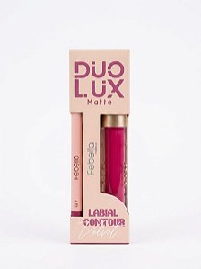 Batom Líquido & Contorno Labial Duo Lux Cor 07 - Febella