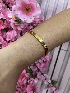 Bracelete Cartier em Aço Inoxidável - NÃO HÁ TROCA