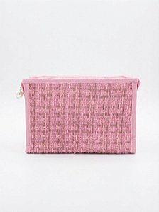 Nécessaire Tweed Rosa Claro - N11