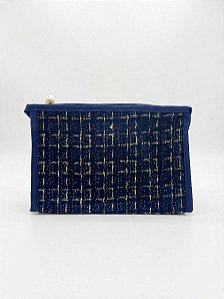Nécessaire Tweed Azul Escuro - N13