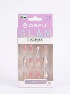 Unha 12 Pçs Decorado Efeito Especiais 02 - Dafu
